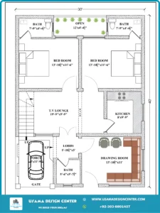 30x40 House Plan