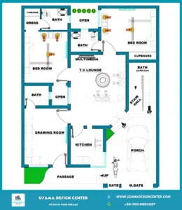 40x50 House Plan