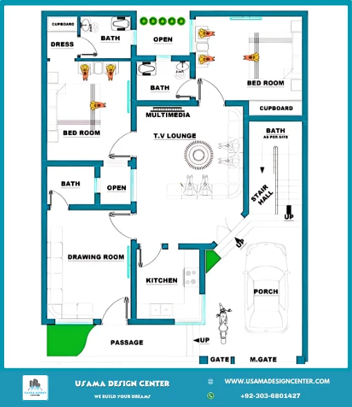 40x50 House Plan