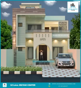 7 Marla House Front Elevation Design