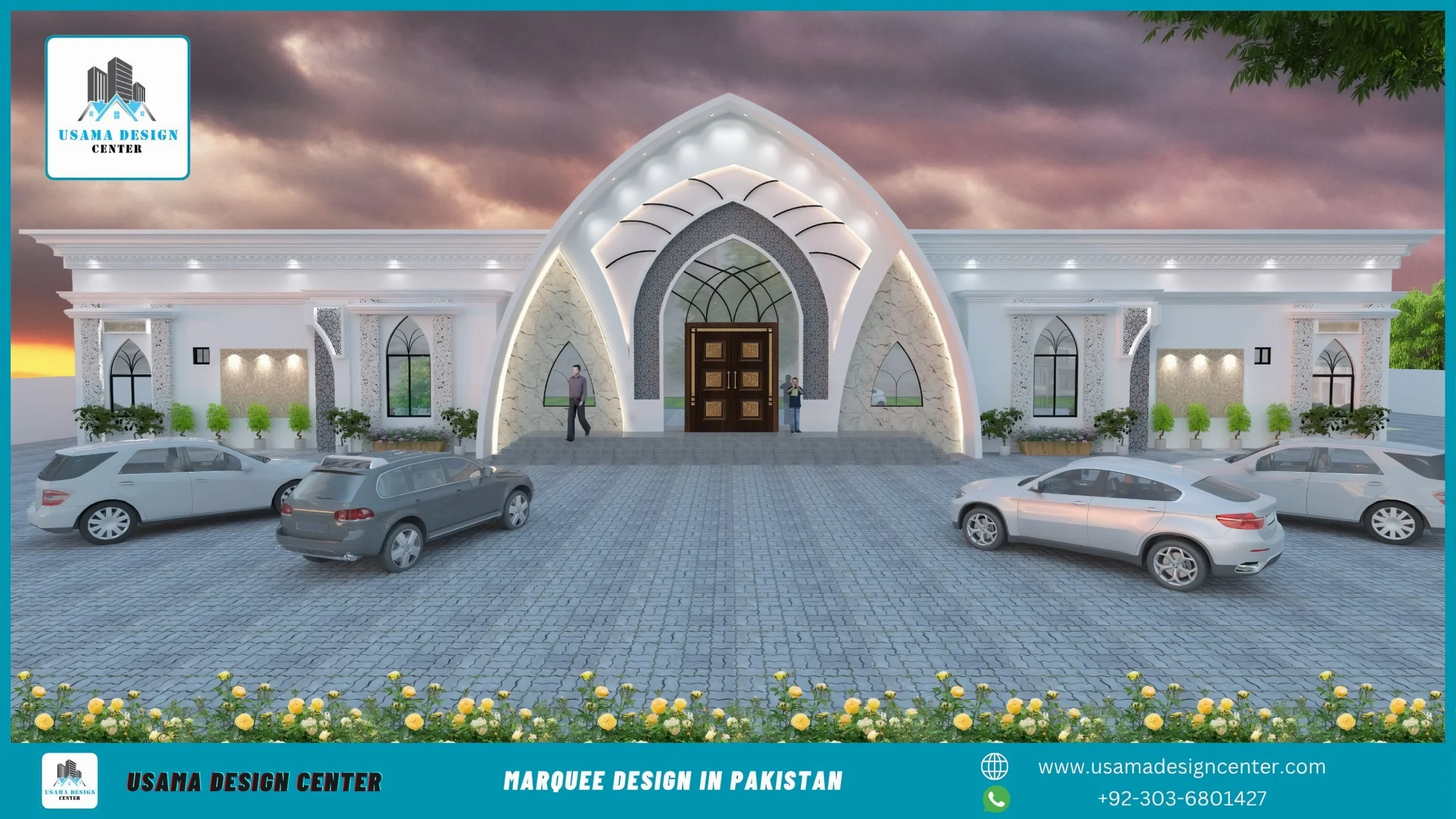 Marriage Hall Front Design