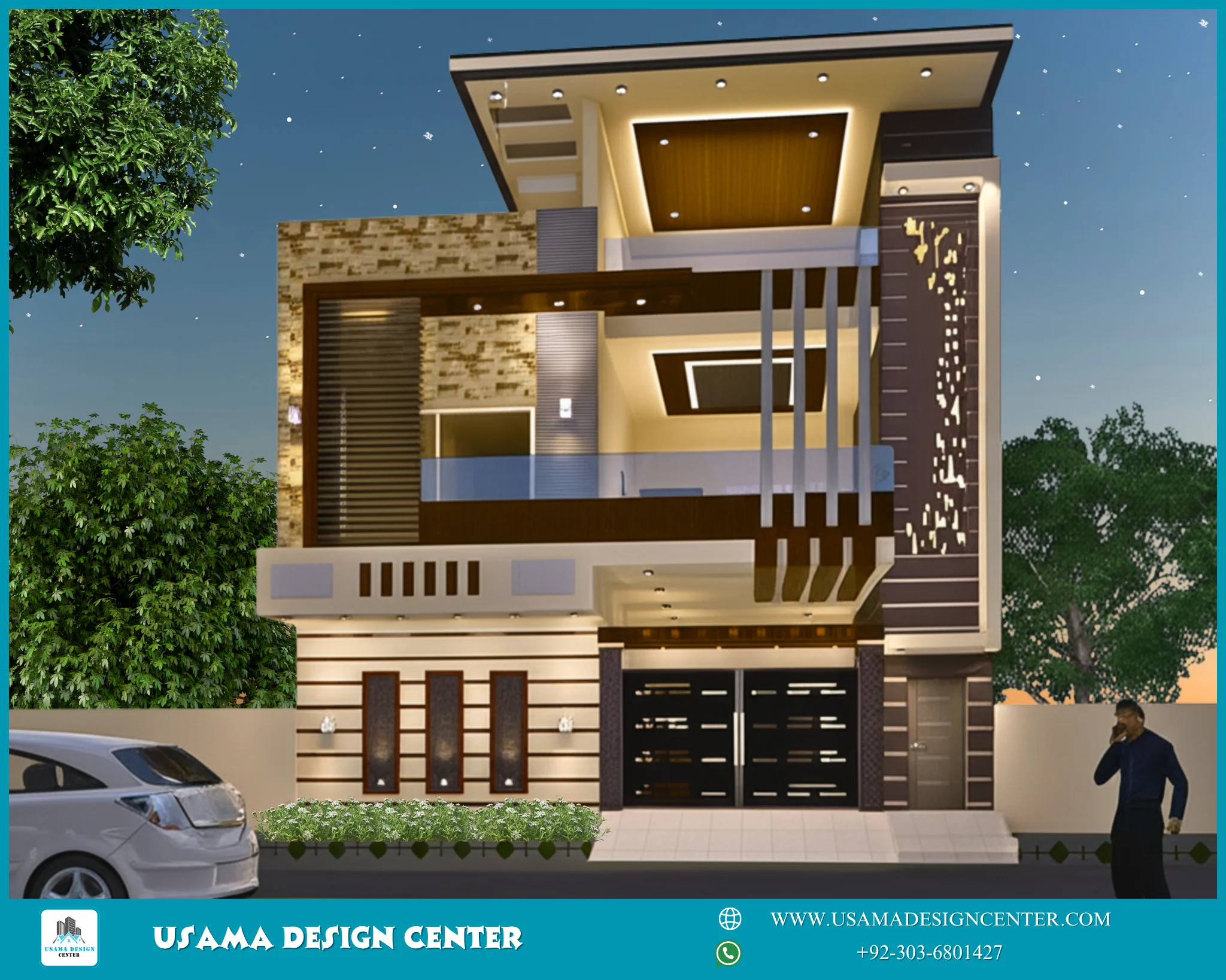 Modern House Front Elevation Design