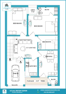5 Marla House Floor Plan