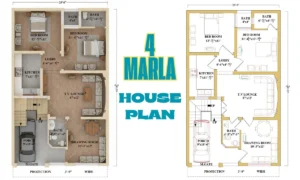 4 Marla House Plan