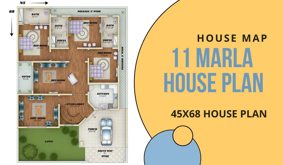 11 Marla House Plan