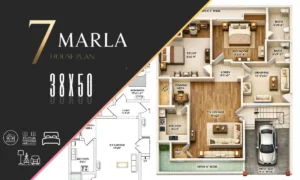7 Marla House Plan