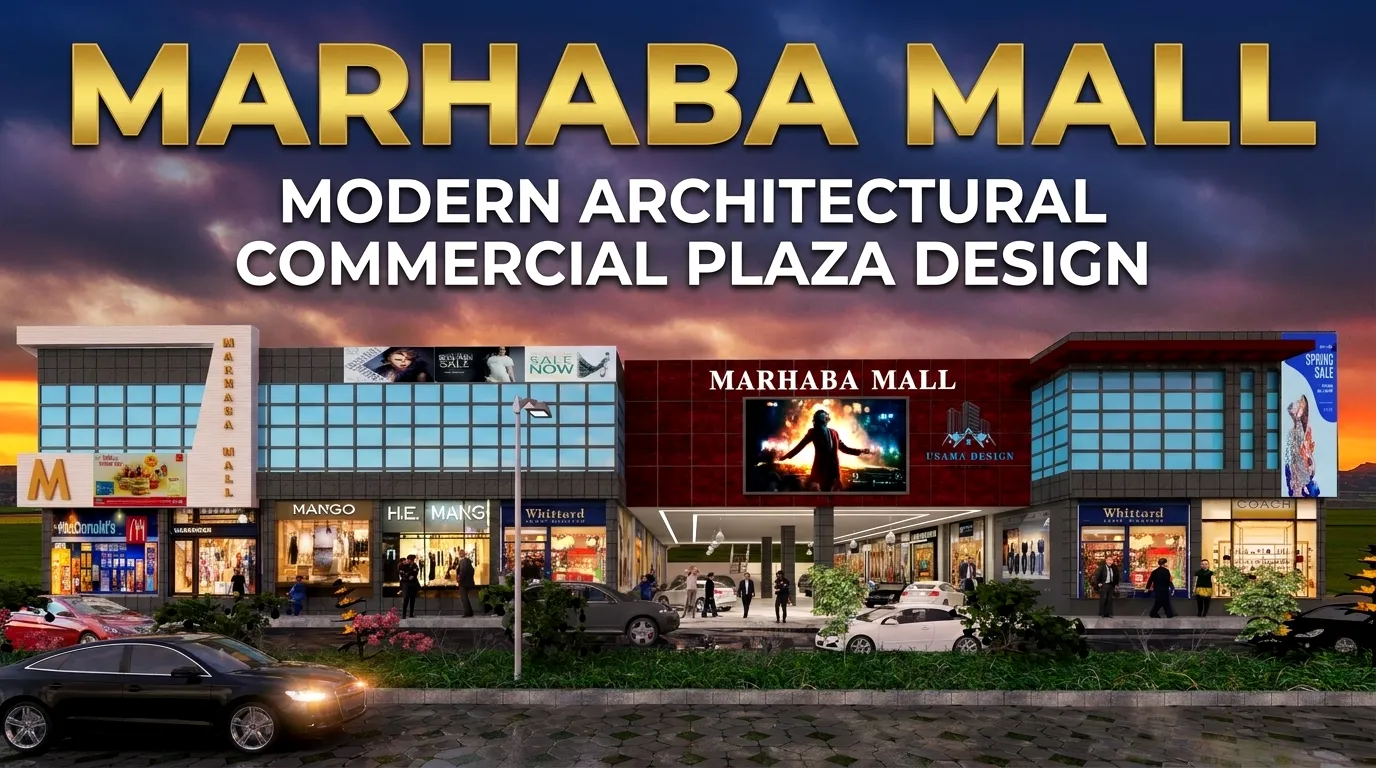 Commercial Plaza Exterior Design